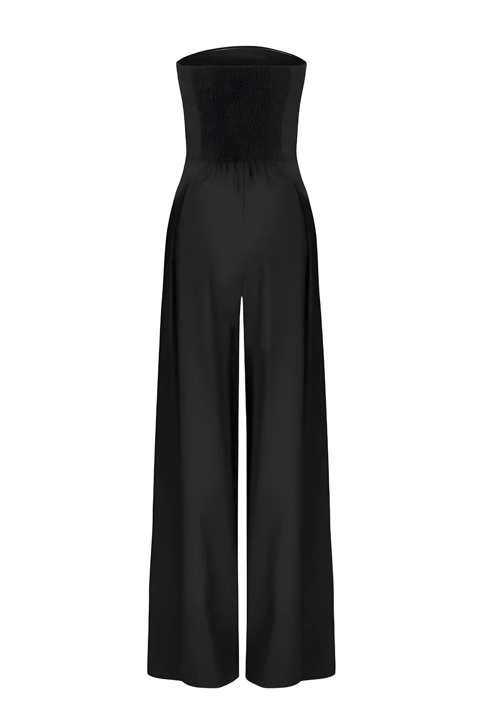 Olivia Jumpsuit | Trägerloser Jumpsuit Mit Weitem Hosenbein